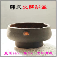 Large Caliber Breathable Ceramic Succulent Planter Pot for Balcony & Old Stumps