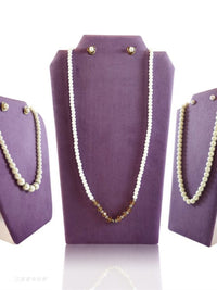 Foldable PU Leather Mannequin Necklace Display Stand Jewelry Holder