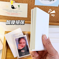 White Cardboard Packing Backing Cards - Small Cardboard Sheets for Packaging and Crafts