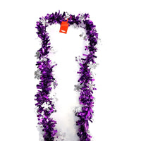 Christmas Tinsel Garland with Snowflake Design for Party and Wedding Decoration