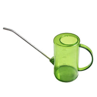 Stainless Steel Long Spout Watering Can with Transparent Body, 1L