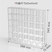 Acrylic Table Tennis Ball & Billiard Ball Display Case, Dustproof Storage Box, No-Glue Assembly, for Numbered Balls