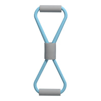 Figure-8 Resistance Band for Women - Silicone Chest Expander and Yoga Fitness Tool