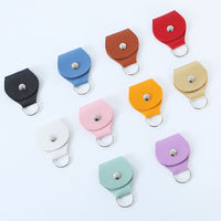 PU Leather Guitar Pick Holder Bag with Keychain