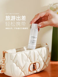 Portable Travel Bottles for Shampoo, Lotion, and Toiletries - Squeezable Soft Tubes