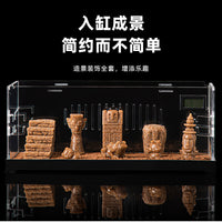 Resin Bali Statue Aquarium Ornament for Reptile Terrariums & Fish Tanks