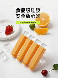 MOVMA Silicone Ice Cube Tray for Long Ice Sticks, Food-Grade DIY Ice Bar Mold for Refrigerator