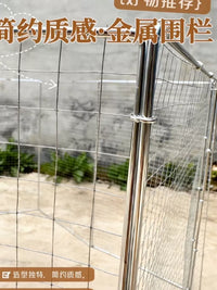 Galvanized Rust-Proof Foldable Poultry Fence Outdoor Farm Enclosure