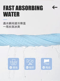 CHARS Cooling Quick-Dry Wrist Towel for Sports and Fitness