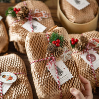 Christmas Cookie Candy Gift Packaging Set with Tags, Boxes, and Bags