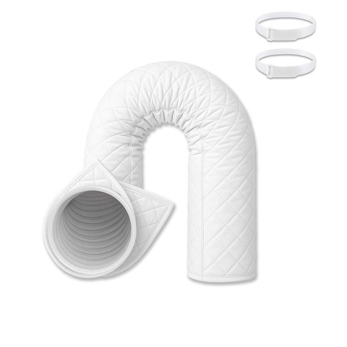 Portable AC Hose Insulation Sleeve for 5-5.9 Inch Exhaust Vent Hoses with Straps