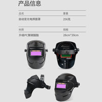 Auto-Darkening Welding Helmet Arc Welder Mask with Adjustable Headband for Eye Protection