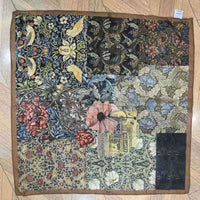 Vintage Floral Oil Painting Silk Scarf for Women, Thin Necktie, Travel Headscarf, Versatile Accessory