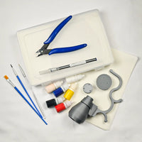 Beginner Model Painting Wet Palette & Acrylic Paint Set for Miniatures & Figures