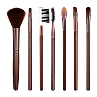 Professional Makeup Brush Set with Foundation, Powder, Eyeshadow, Eyebrow, and Lip Brushes