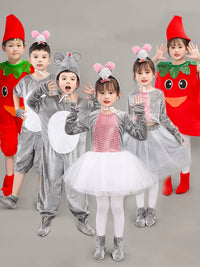 Kids' Mouse Costume for Stage Performances and Dance
