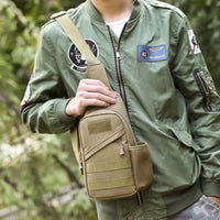 Multifunctional Fishing Tackle Bag Waist Pack Outdoor Shoulder Crossbody Backpack Waterproof Wear-resistant Fishing Tool Bag