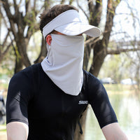 Men's Summer UV Protection Sun Hat with Face Mask and Neck Flap for Outdoor Fishing Cycling