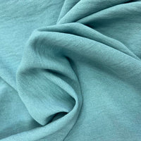 CEY Crinkled Ice Silk Wide-Leg Pants Skirt Shirt Fabric Imitation Cotton Linen Stretch Polyester