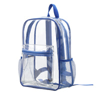Transparent PVC Waterproof Backpack Large Capacity Student School Bag for Men and Women