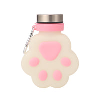 Kids Silicone Foldable Water Bottle for Outdoor Sports, Food-Grade, Leak-Proof & Drop-Resistant