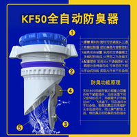 Gaidihu Kitchen/Bathroom/Balcony Drainage Three-Way Check Valve, Anti-Odor & Anti-Backflow Multi-Way Connector