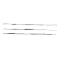 3-Piece Stainless Steel Clay Sculpting Tool Set for Polymer Clay and Modeling