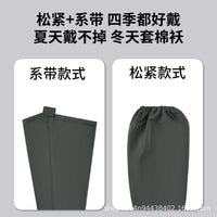 Extra Long Waterproof Work Gloves 70-75cm Thickened Fleece Lined for Fishing Car Washing