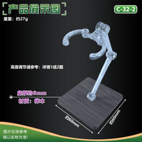 Adjustable Dragon Snake Waist Clip Action Figure Display Stand for Dioramas