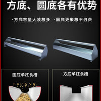 Stainless Steel Pigeon Feeder Trough for Racing Pigeons and Chickens, Automatic Anti-Spill Design