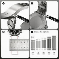 Watch Battery Replacement and Repair Tool Kit - 34 Pieces