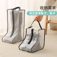 Travel Shoe and Boot Storage Bag with Clear Dustproof Window