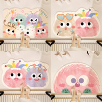 Cartoon Diatomaceous Earth Bath Mat Quick Dry Non-Slip Absorbent Floor Mat for Bathroom Entrance