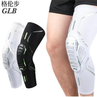 Basketball Honeycomb Anti-Collision Knee Pads for Men, Long Compression Leg Sleeves for Training and Sports