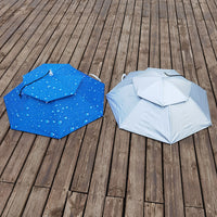Outdoor Fishing Umbrella Hat with UV Protection and Breathable Design