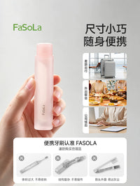 FaSoLa Portable Folding Toothbrush Set for Travel
