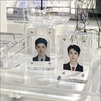 Acrylic Magnetic Photo Frame for Small Cards and ID Photos, 4x6cm