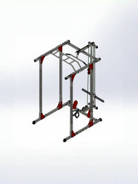 Multi-functional Home Gym Smith Machine Squat Rack with Lat Pulldown
