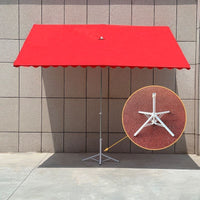 Outdoor Sun Umbrella Base, Thickened 4-Leg Foldable Stand for Market, Patio and Advertising Umbrellas