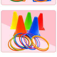 18cm Soccer Training Cones for Agility and Obstacle Drills