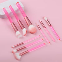 9-Piece Soft Bristle Makeup Brush Set for Beginners