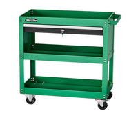 Green Forest 3-Tier Rolling Tool Cart with Drawers for Auto Repair and Workshop Storage