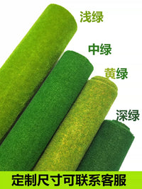 Miniature Artificial Grass Mat for DIY Model Scenery, Train Layouts, and Photography Backdrops