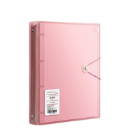 Family Document Organizer with A4/B5 Loose-Leaf Pages and Card Holders