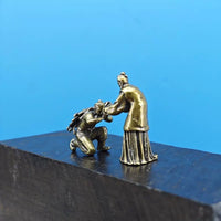 Brass Micro Landscape Figures - Jing Jing Plea Scene