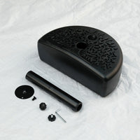Outdoor Half-Round or Cross Base for Patio Umbrella