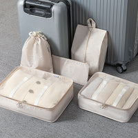 Travel Storage Bag Set for Clothes and Essentials, Portable Luggage Organizer