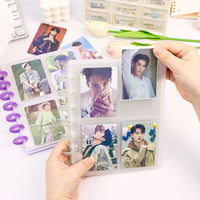 Korean Ins Style 4-Grid Mushroom Hole Photo Album for 3-inch Instax Kpop Photocards