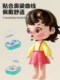 2024 Silicone Nose Clip and Earplug Set for Swimming - Water Protection for Adults and Kids