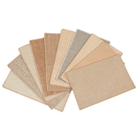 Sisal Area Rug for Living Room Bedroom Hotel Office, Japanese Wabi-Sabi Style Solid Color
